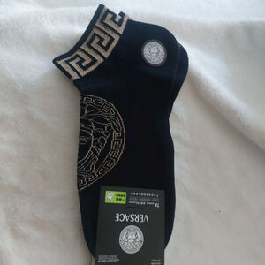 Women's Black and Gold ankle Socks Women size 7-9.5